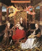 Master of Hoogstraeten Madonna and Child with Sts Catherine and Barbara France oil painting artist